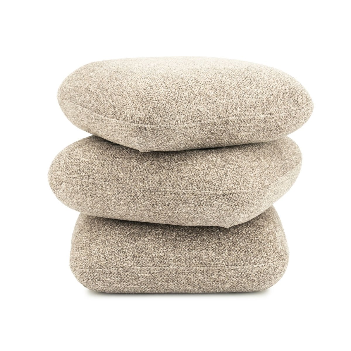 Pouf Pillowscape H 44,5 cm taupe Hocker Sitzhocker