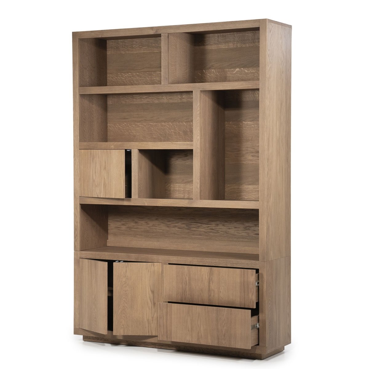 Bücherschrank Helsinki B 150 cm Eiche hellbraun