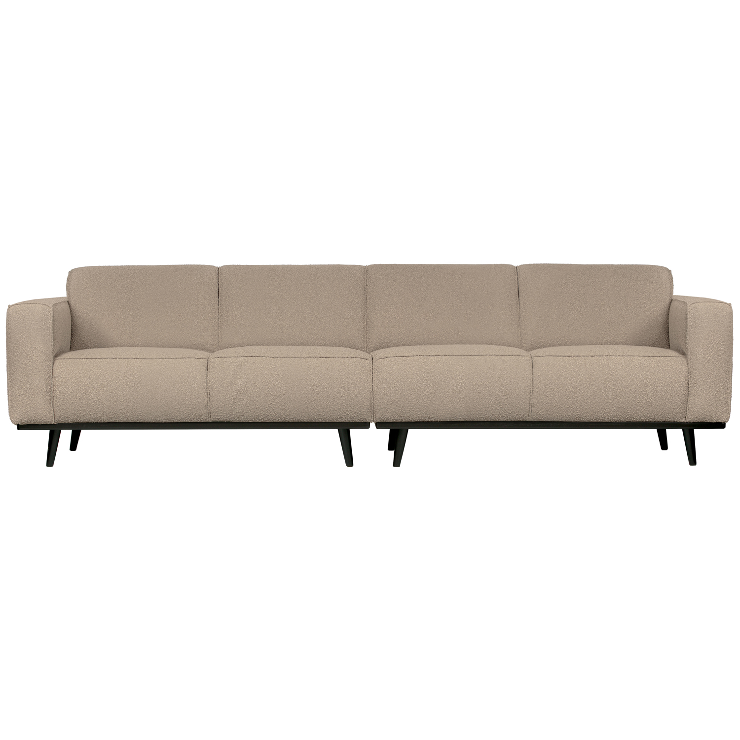 4 Sitzer Sofa STATEMENT Bouclé beige Couch Garnitur Couchgarnitur