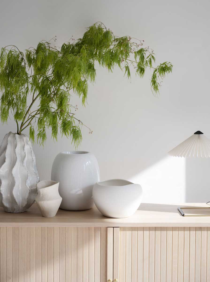 Sideboard Kommode HILLEVI whitewash Eiche