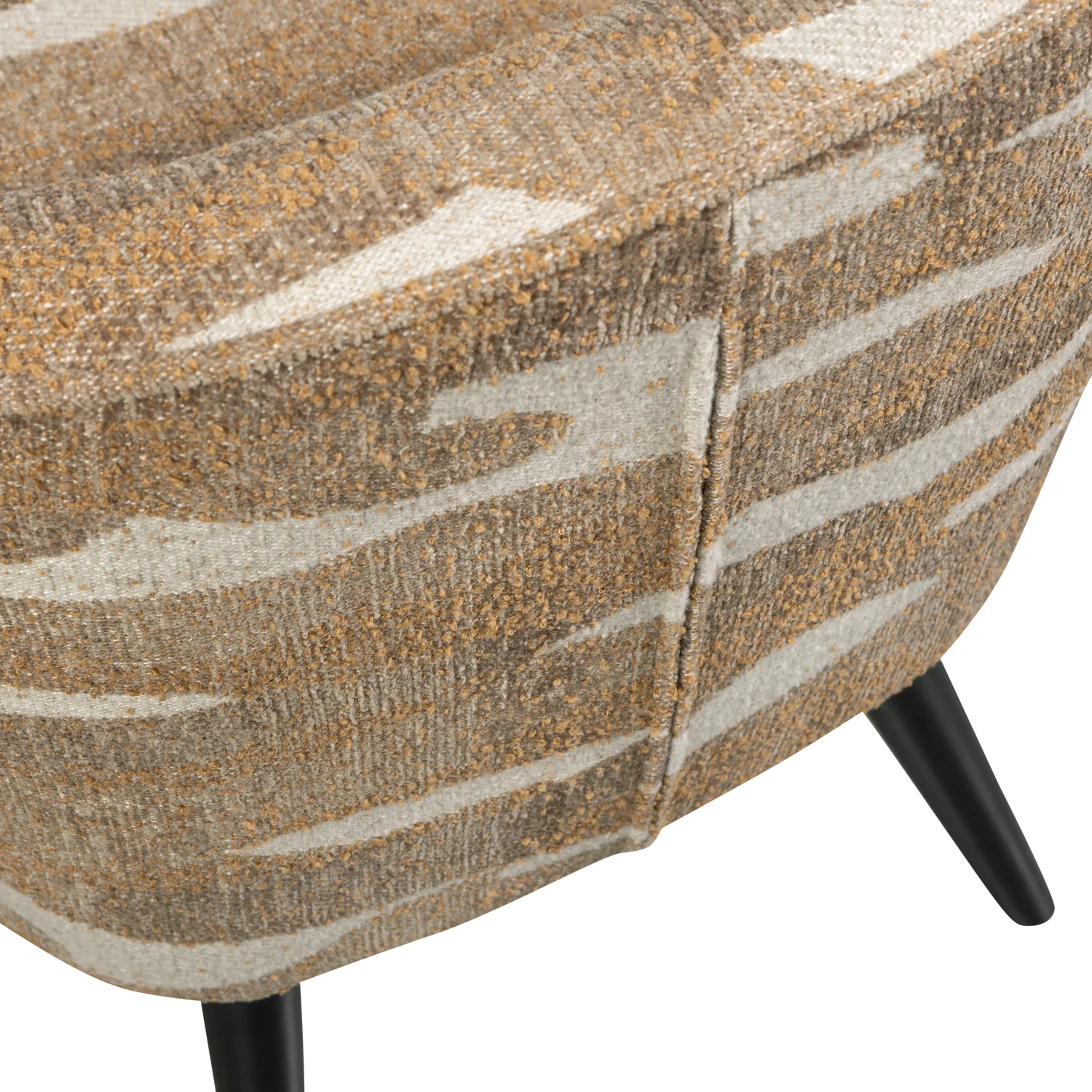 woood Sessel SARA Webstodd Tarnmuster sandfarben Clubsessel