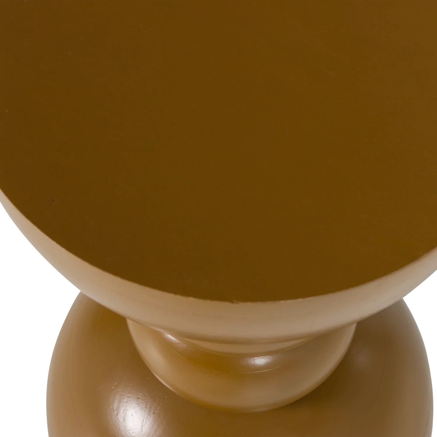 Beistelltisch MIEL Ø 35 cm Mangoholz honiggelb