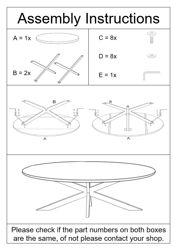 Esstisch Spider 180 x 90 cm Marmor weiß  