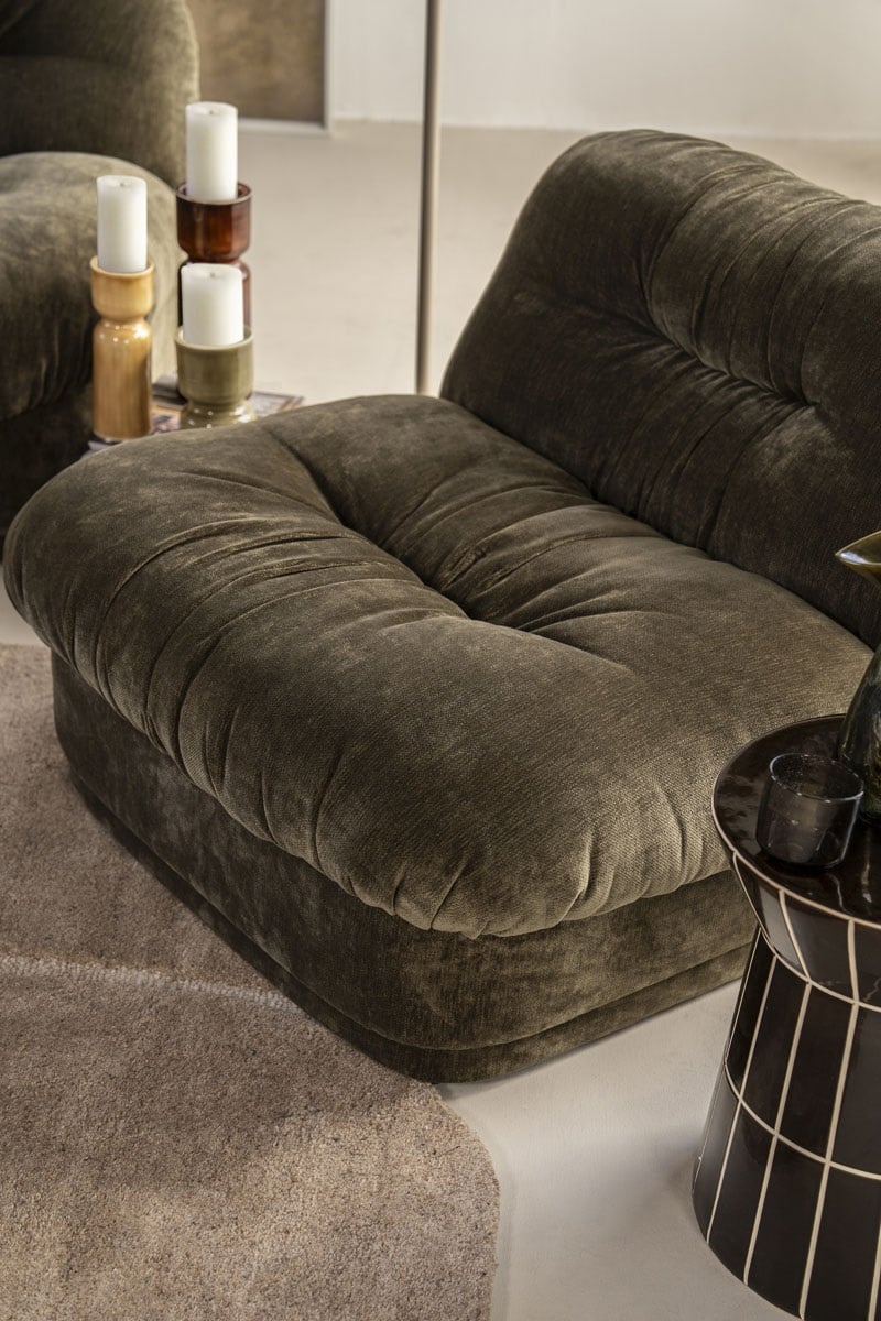 Sessel gepolstert Nook Stoff Blim grün