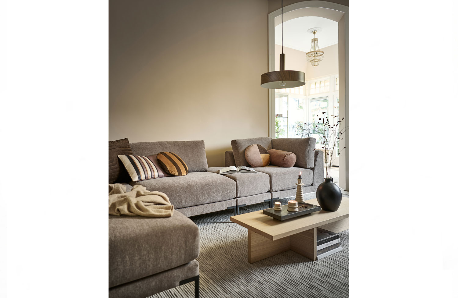 vtwonen Loveseat Sessel Couple Element Webstoff taupe