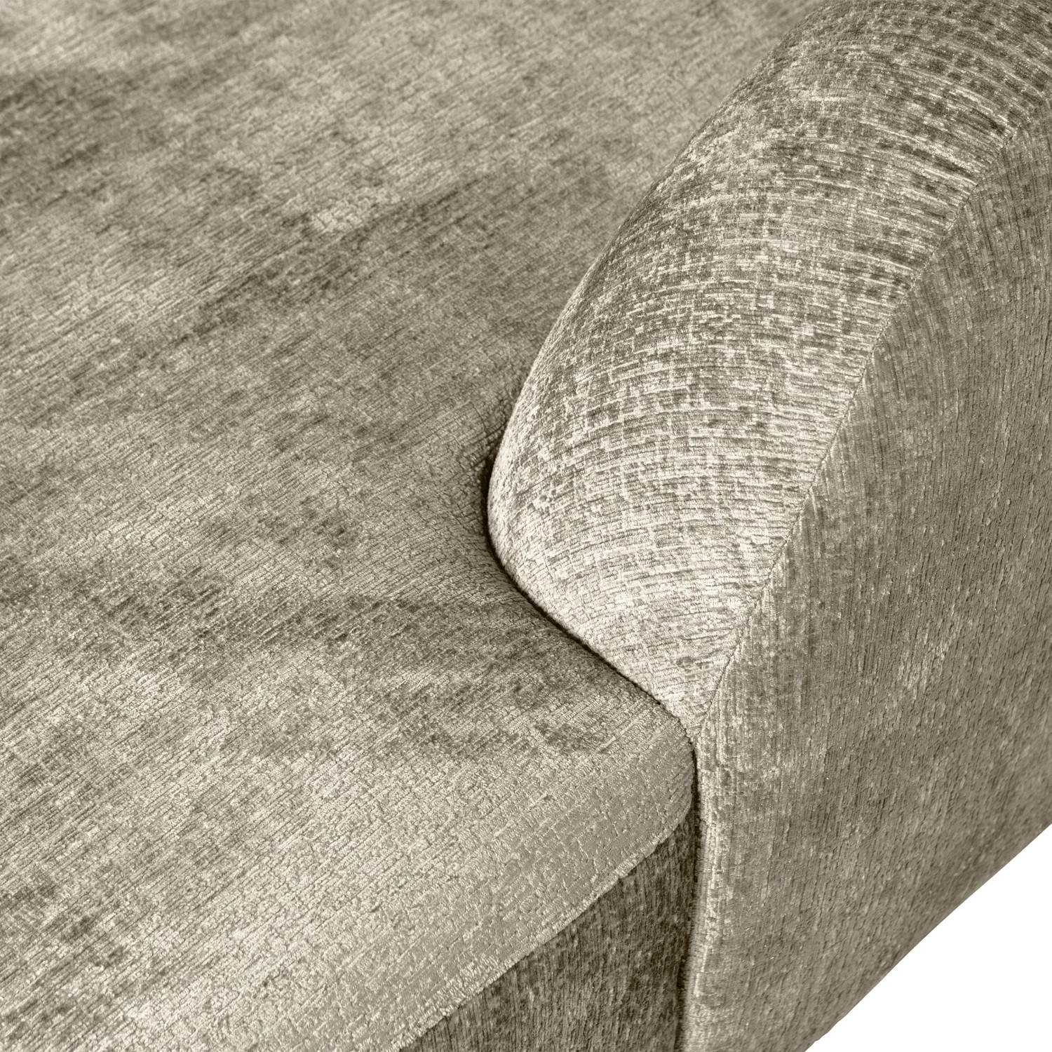 Eckgarnitur Sloping Struktur Velvet wheatfield Ecksofa Longchair rechts