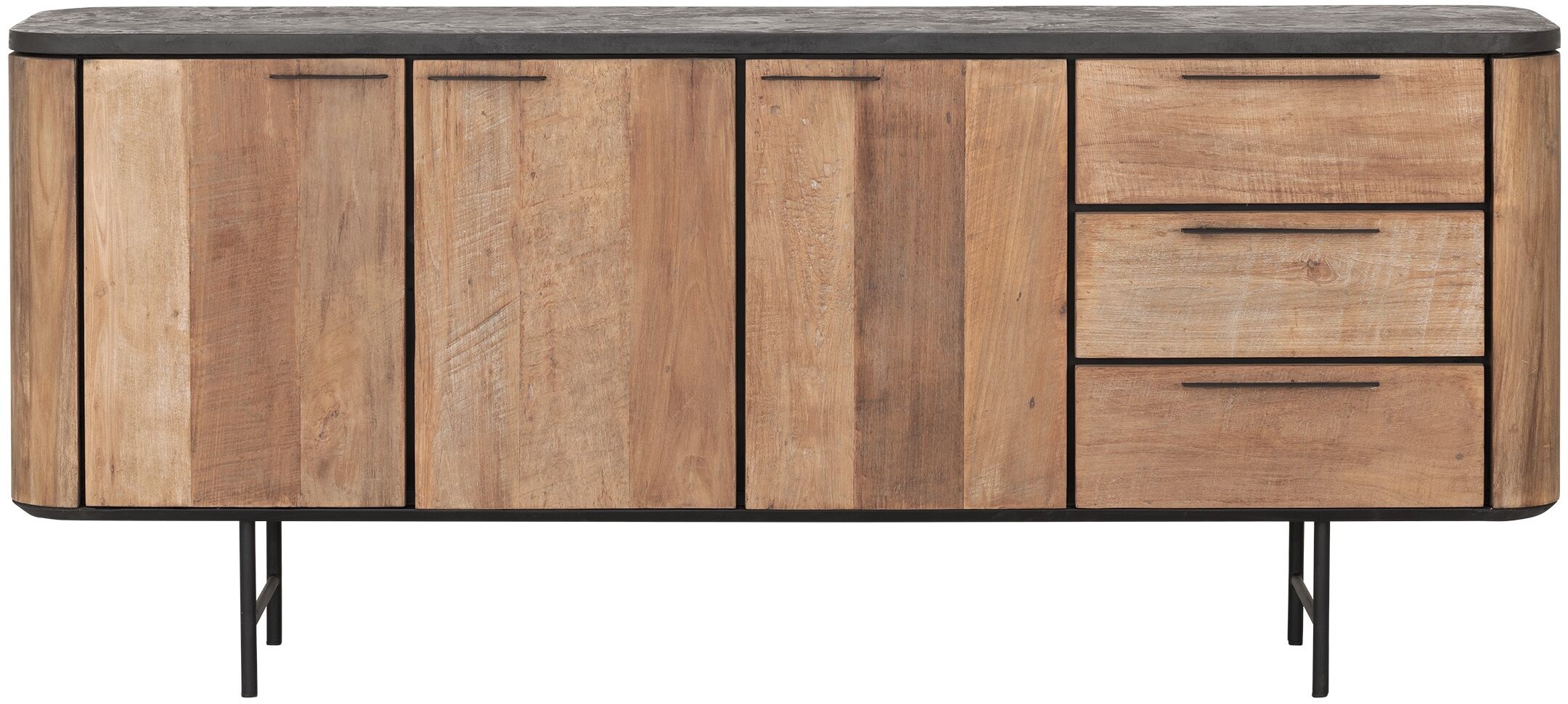 Sideboard Soho 200 cm recyceltes Teakholz Mortex Kommode
