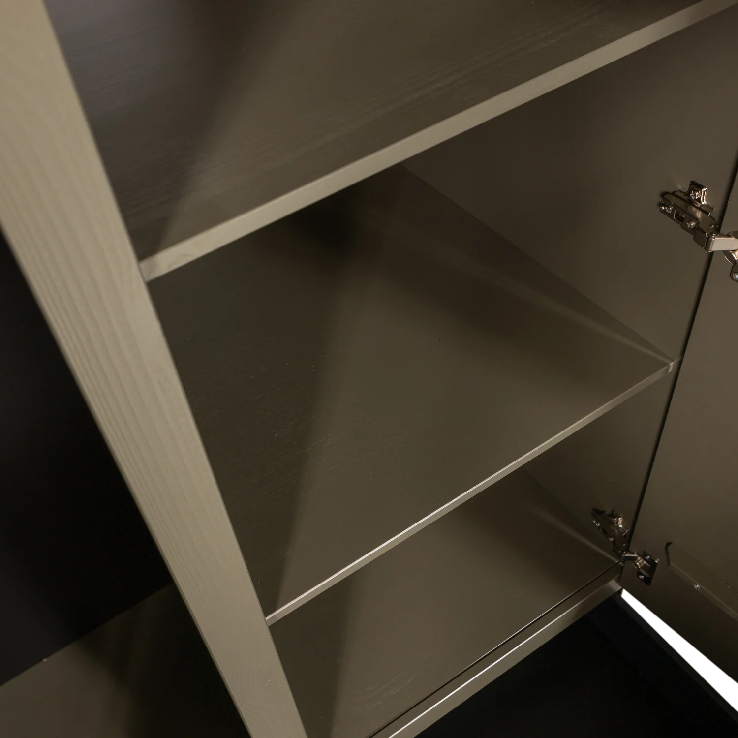 Kleiderschrank Schrank ALFIE 4-türig B 107 cm Kiefer Massivholz forest