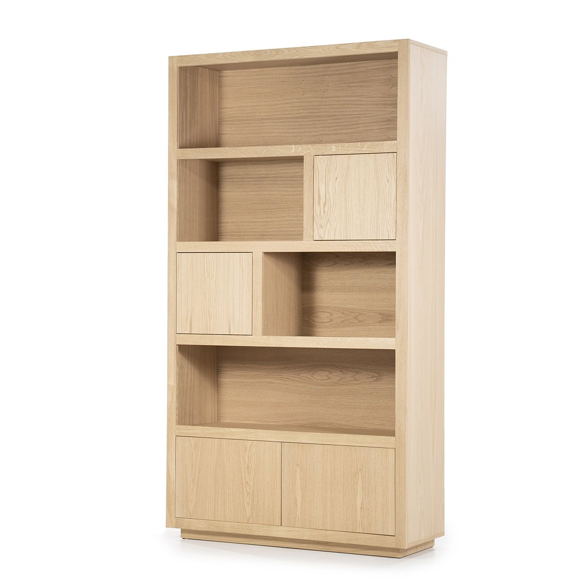 Schrank Regal Highboard Helsinki H 220 cm Eiche Brauntöne