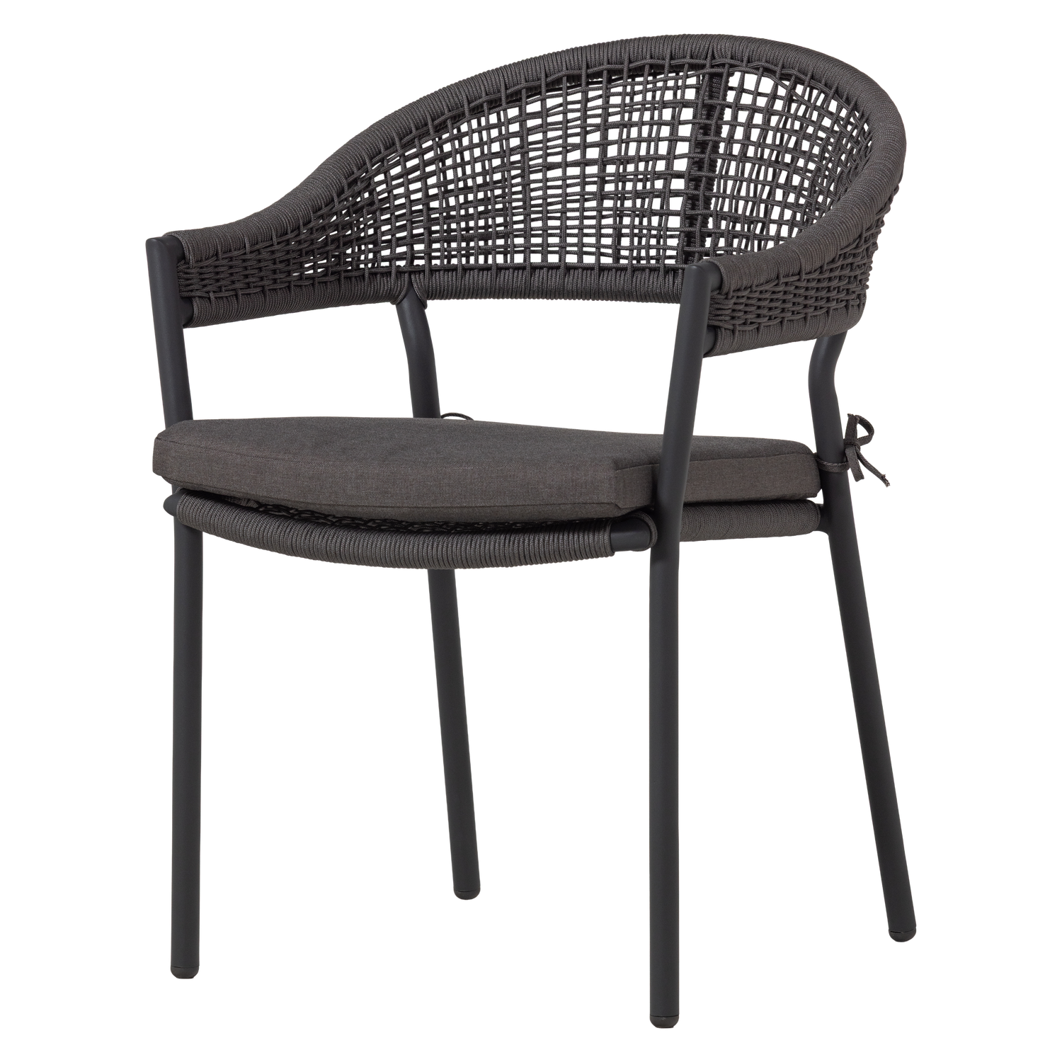 Gartenstuhl RILO Aluminium Polyester braun