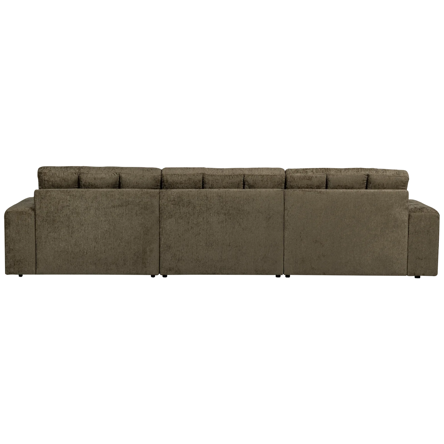 Ecksofa Sofa SECOND DATE Bezug Struktur Velvet bonsai Chaiselongue rechts