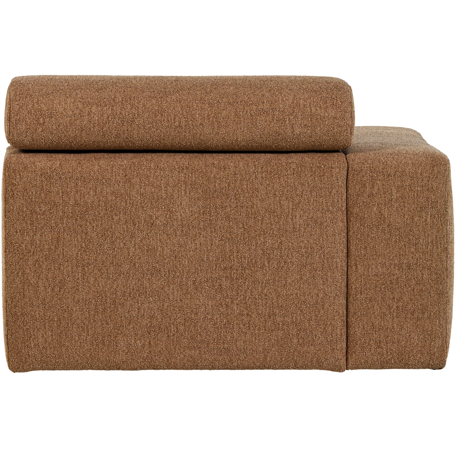 Sofaelement NOVI mit Armlehne links Element Bouclé karamell