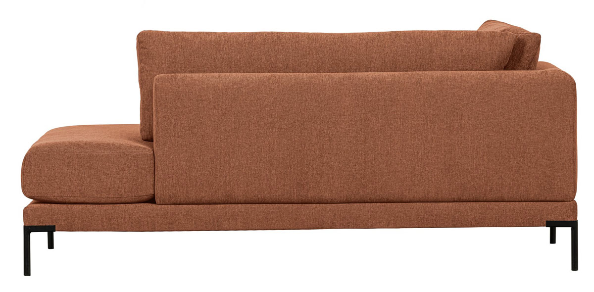 vtwonen Lounge Element Couple rechts Webstoff rust Melange Couch Sofa
