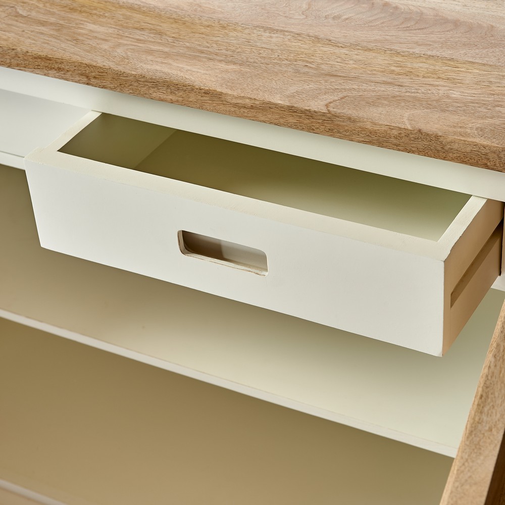 Rivièra Maison Kommode Dressoir PACIFICA natur weiß