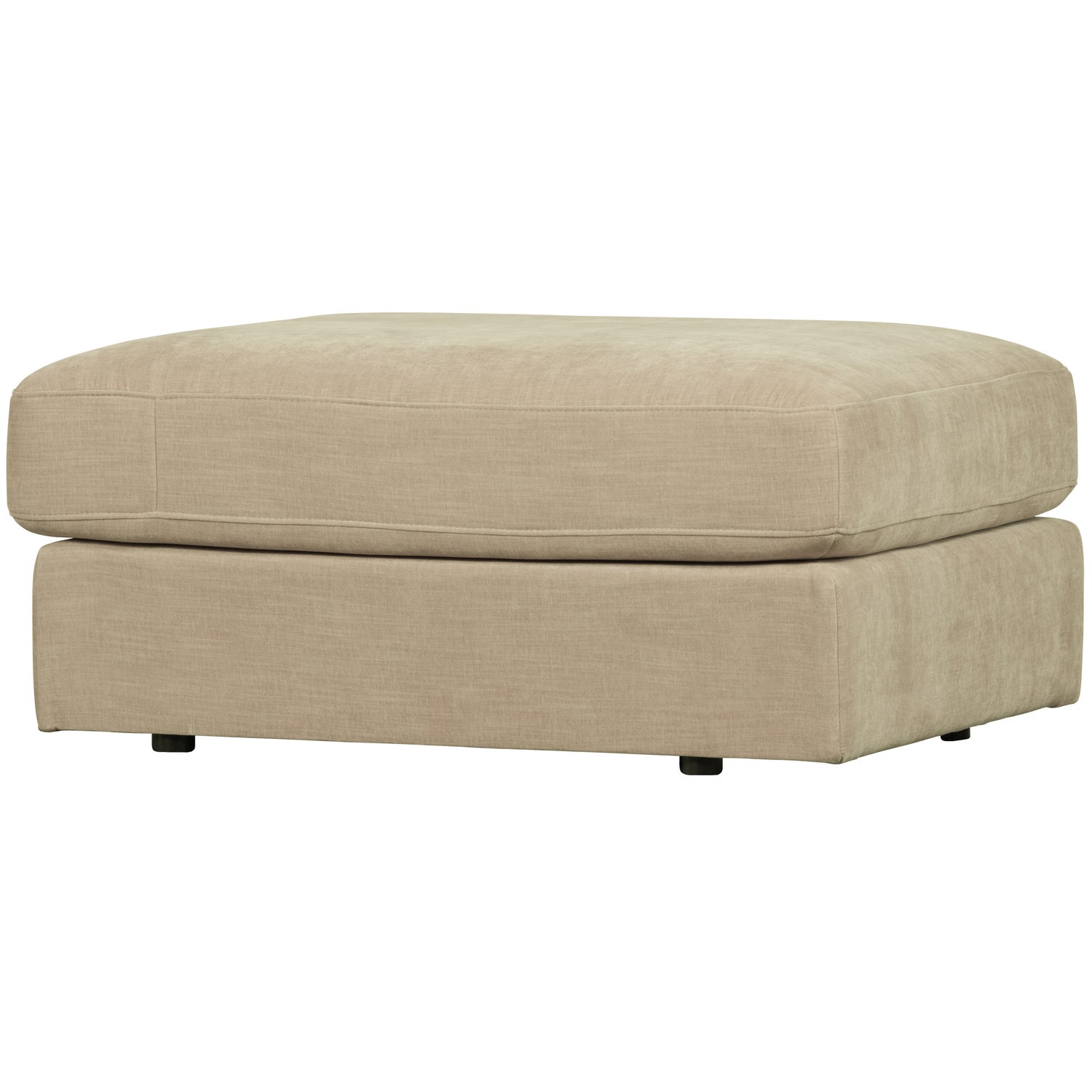 Hocker Fußhocker FAMILY Webstoff sand
