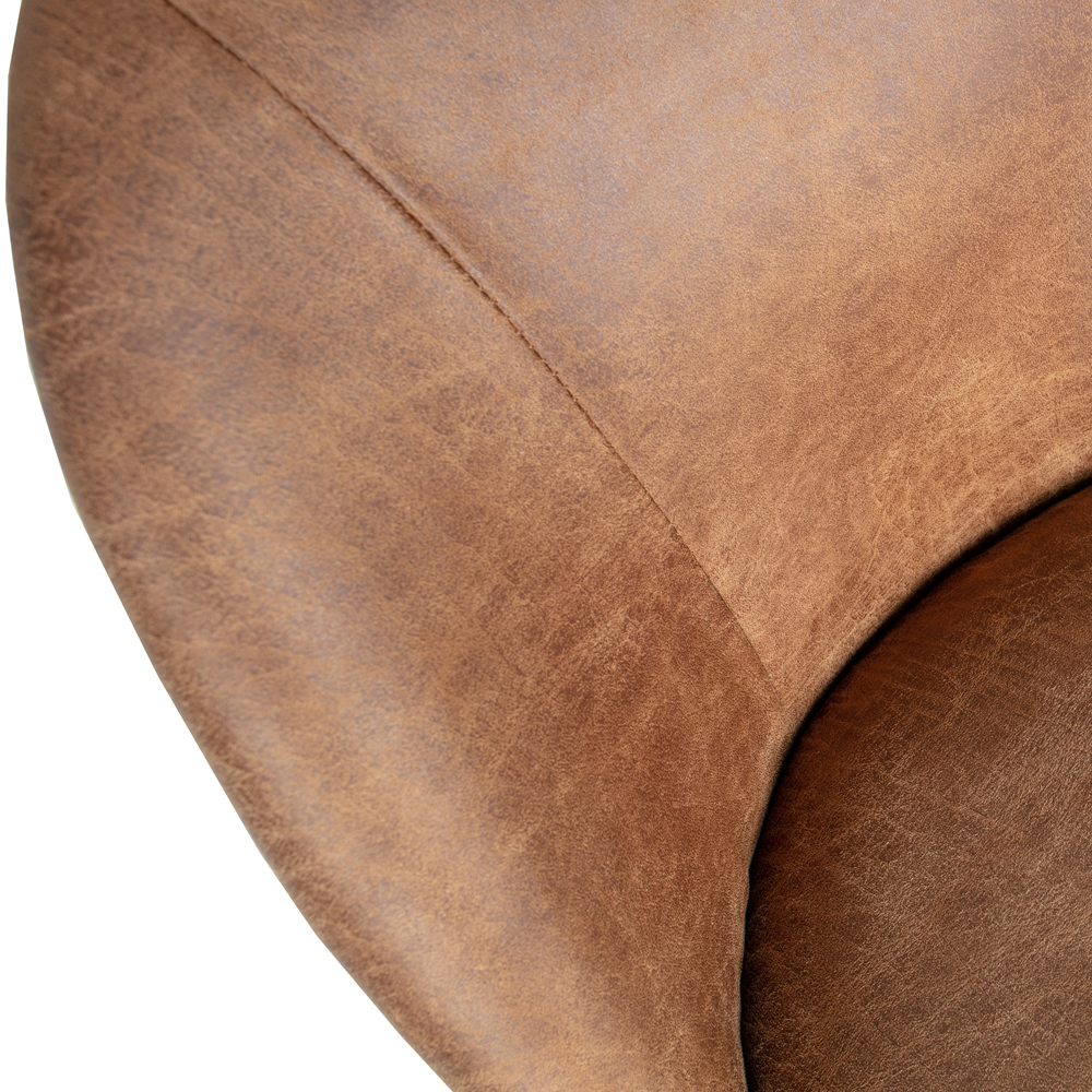 2er Set Esszimmerstuhl Vogue Leder cognac