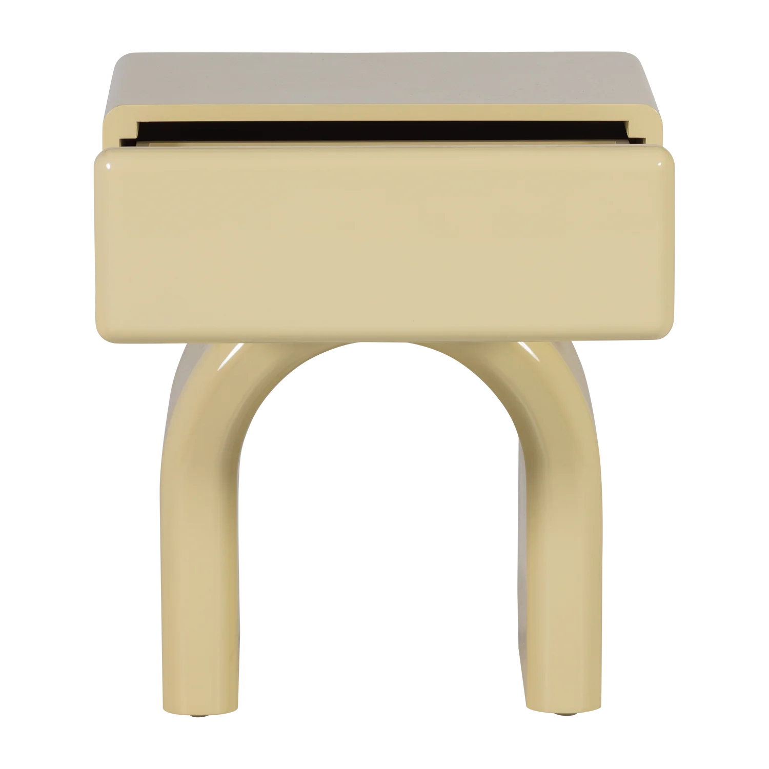 Nachtschränkchen ZOREL H 40 cm mit Schublade MDF zartes grün