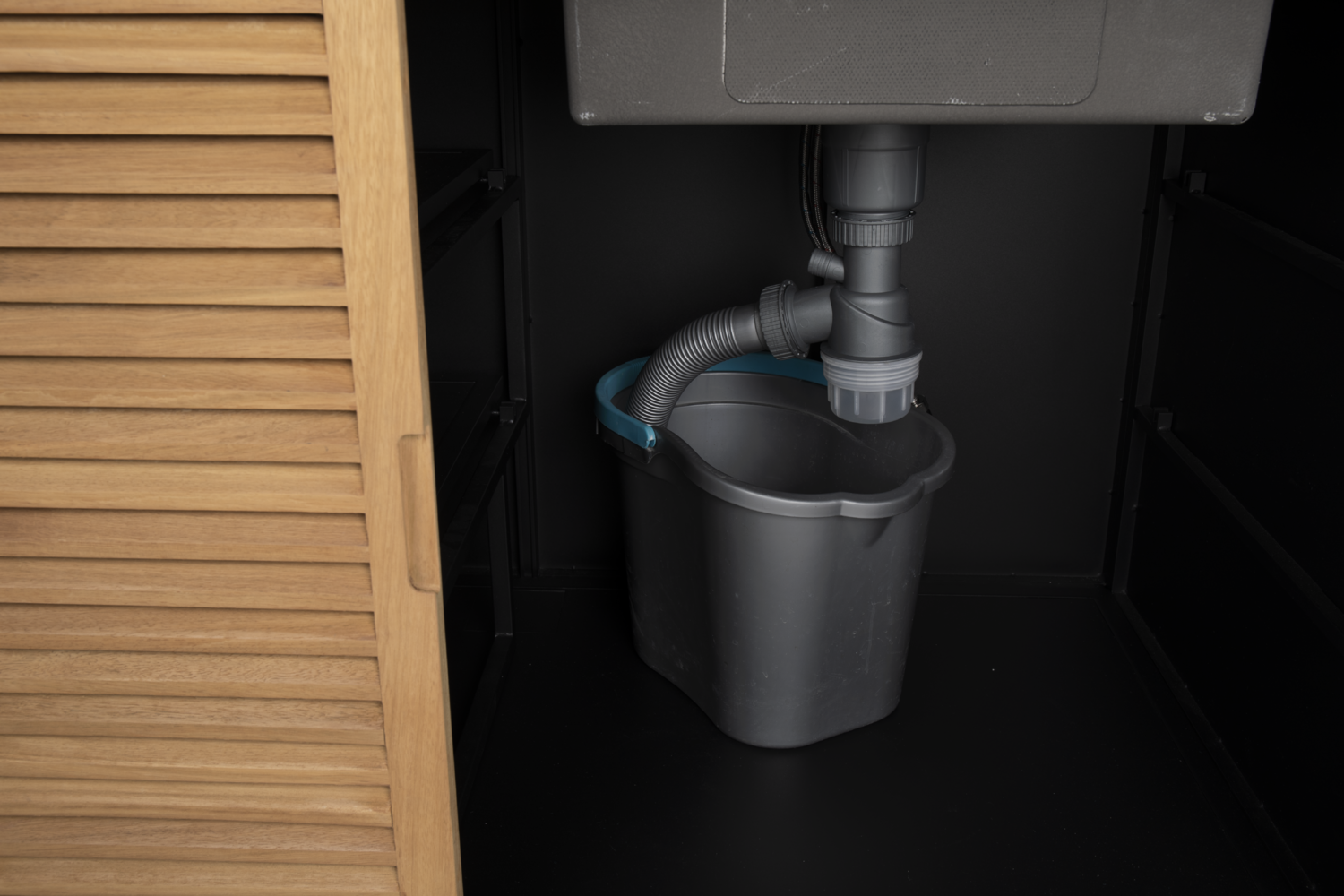 Fornax Outdoor Küche Außenküche Spülelement Spüle Alu Teakholz  