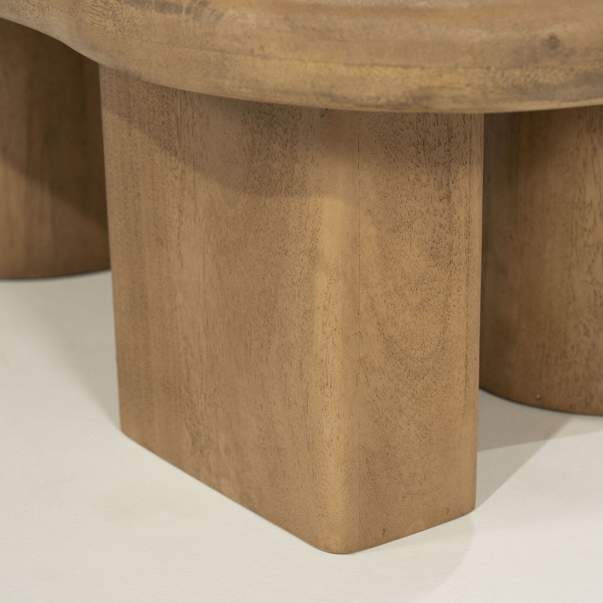 Couchtisch  2 tlg. Yuo 100 x 80 cm Mangoholz natur