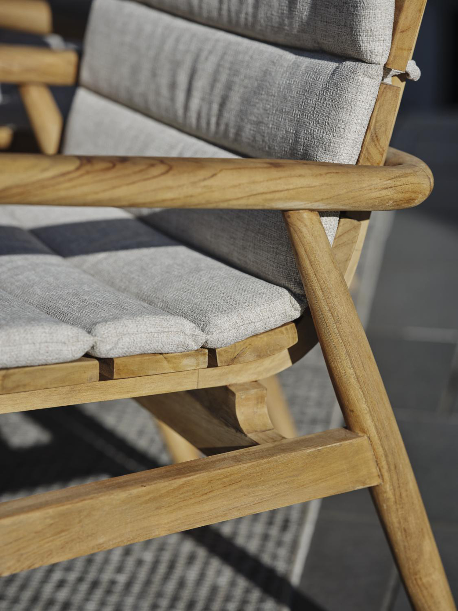 PREMIUM Gartenmöbel Set LILJA Garnitur Essgruppe Teakholz
