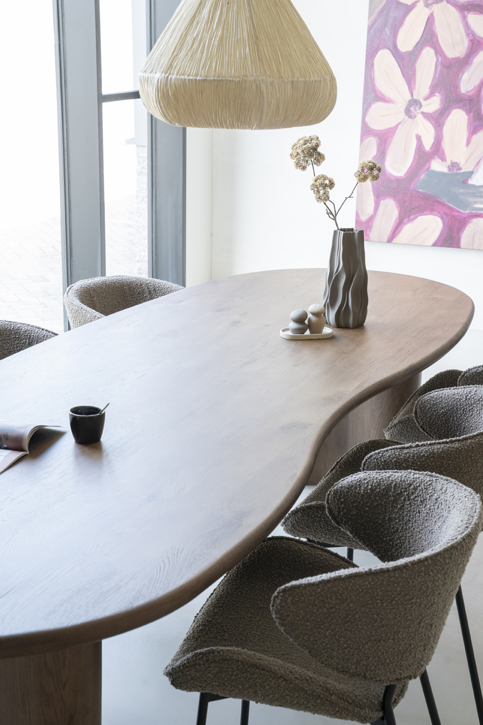 Esstisch JOSH 250 x 110 cm Eiche braun