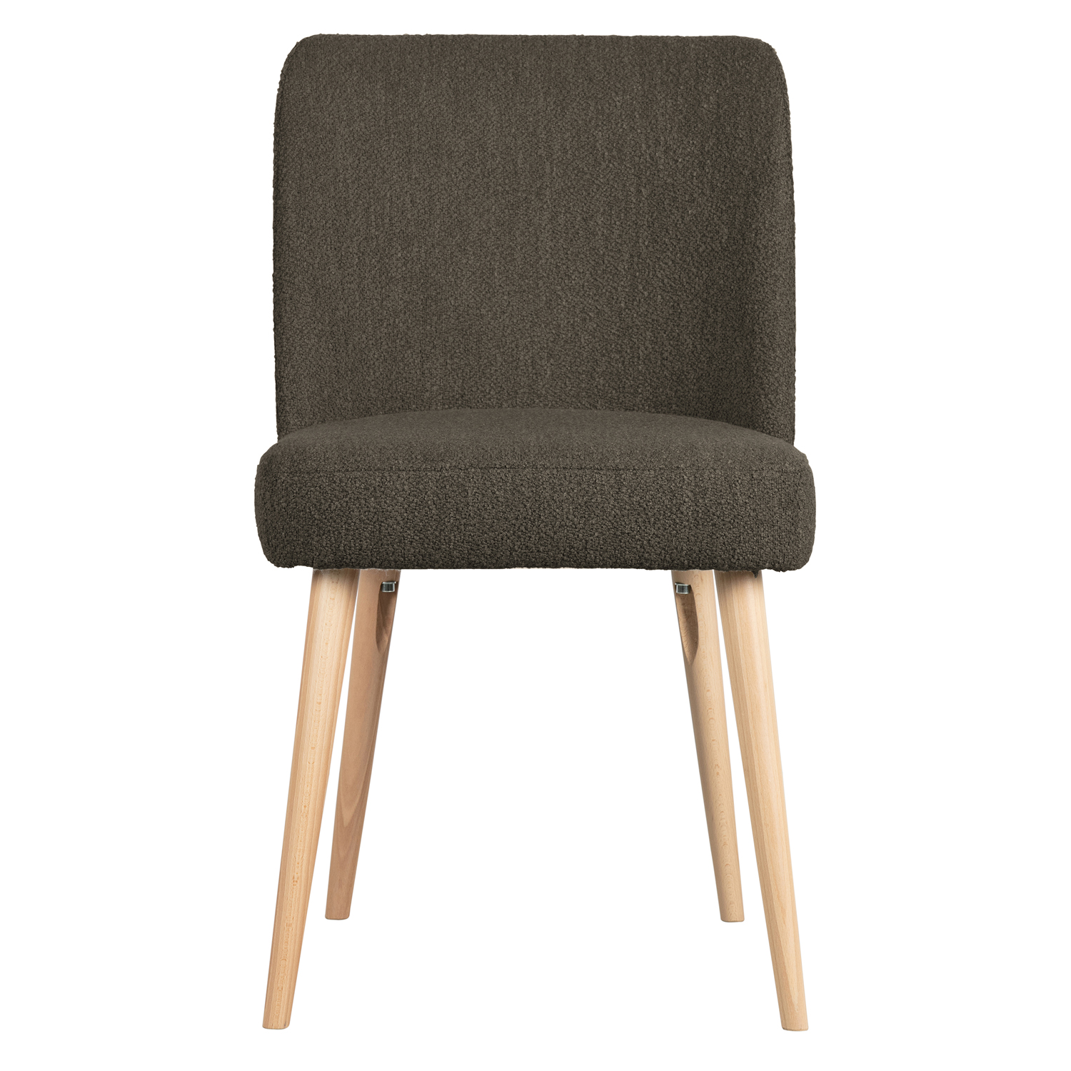 vtwonen 2er Set Esszimmerstuhl Force Bouclé braun