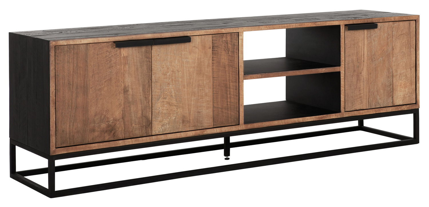 TV Möbel Lowboard Cosmo 165 cm  recyceltes Teakholz