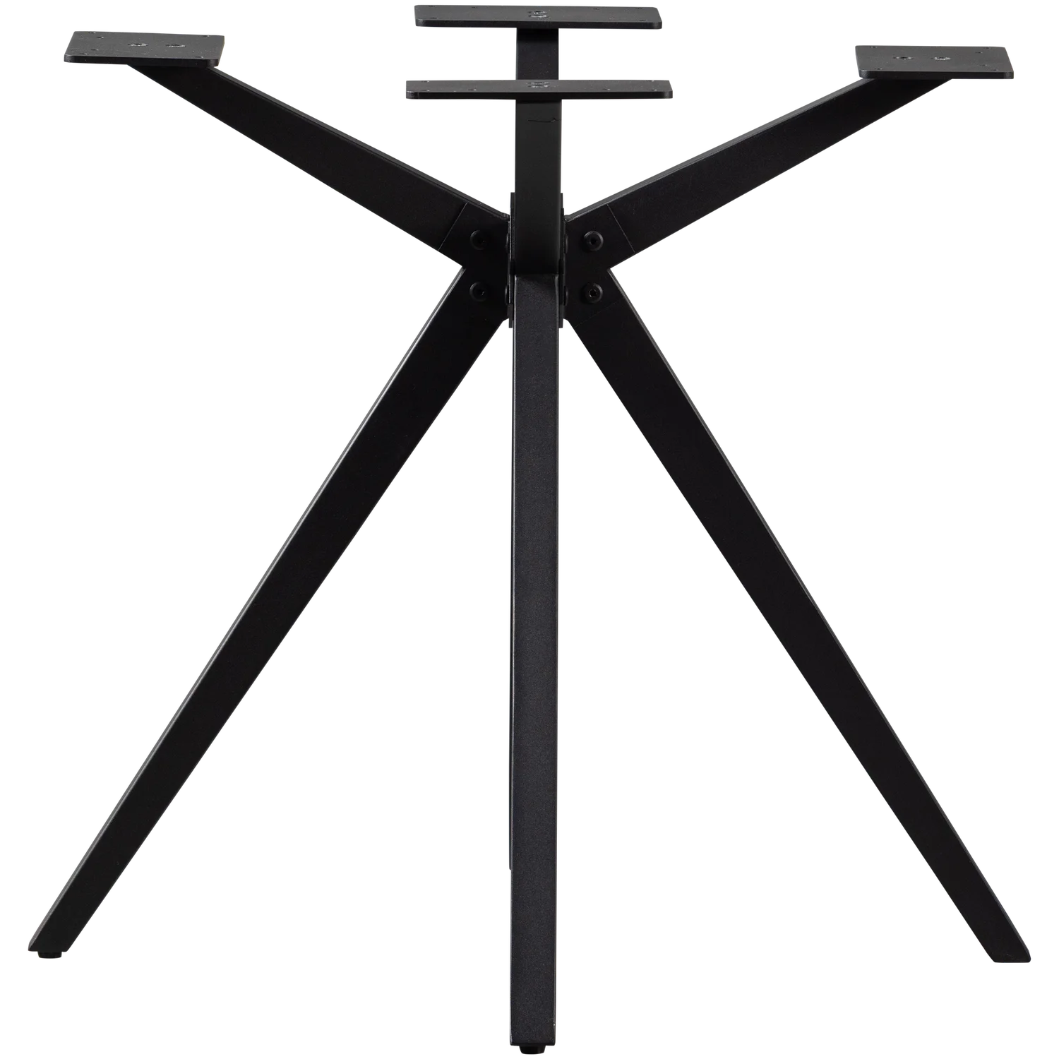 Tischbein HOLLAND Kreuzbein Tischgestell Metall schwarz