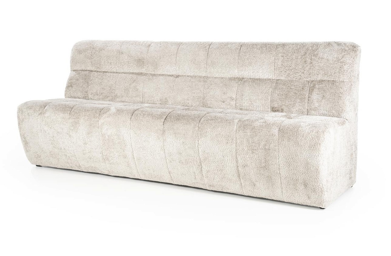 Esstischbank MALOA 225 cm taupe Küchenbank gepolstert