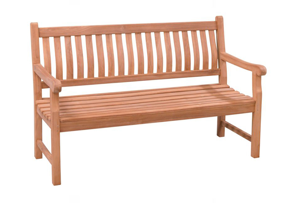 Teak Gartenbank 150 cm PATRICK  Bank Teakholz