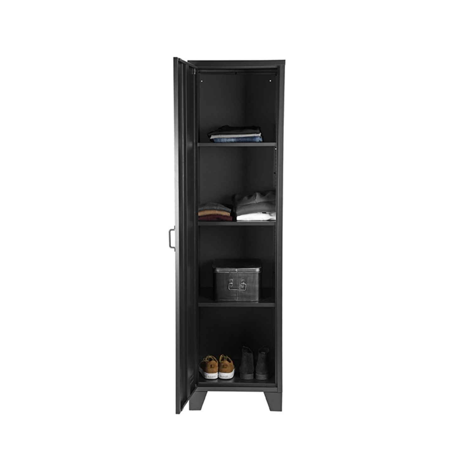Industrie Spindschrank Schrank Mas Metall schwarz