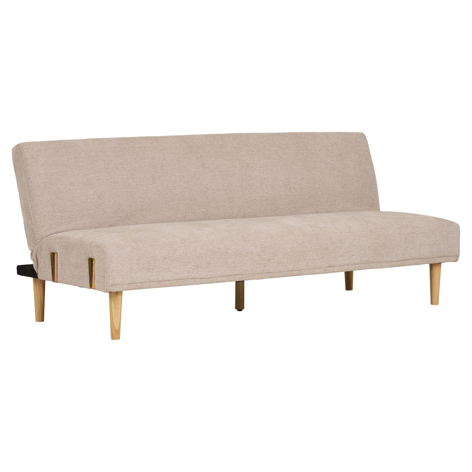 Schlafsofa Sofabett CARLOS 208 cm dunkelsand Couch Tagesbett