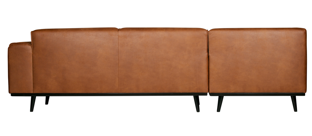 Ecksofa Statement ECO Leder cognac Longchair Links