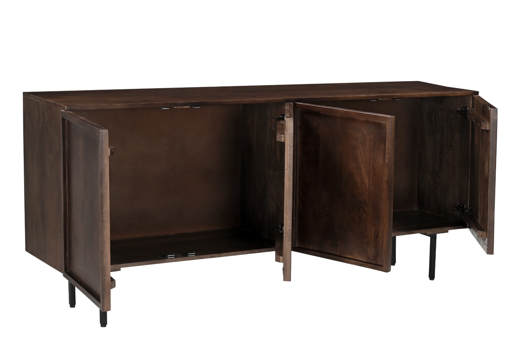Sideboard Elan 180 cm Mangoholz braun    