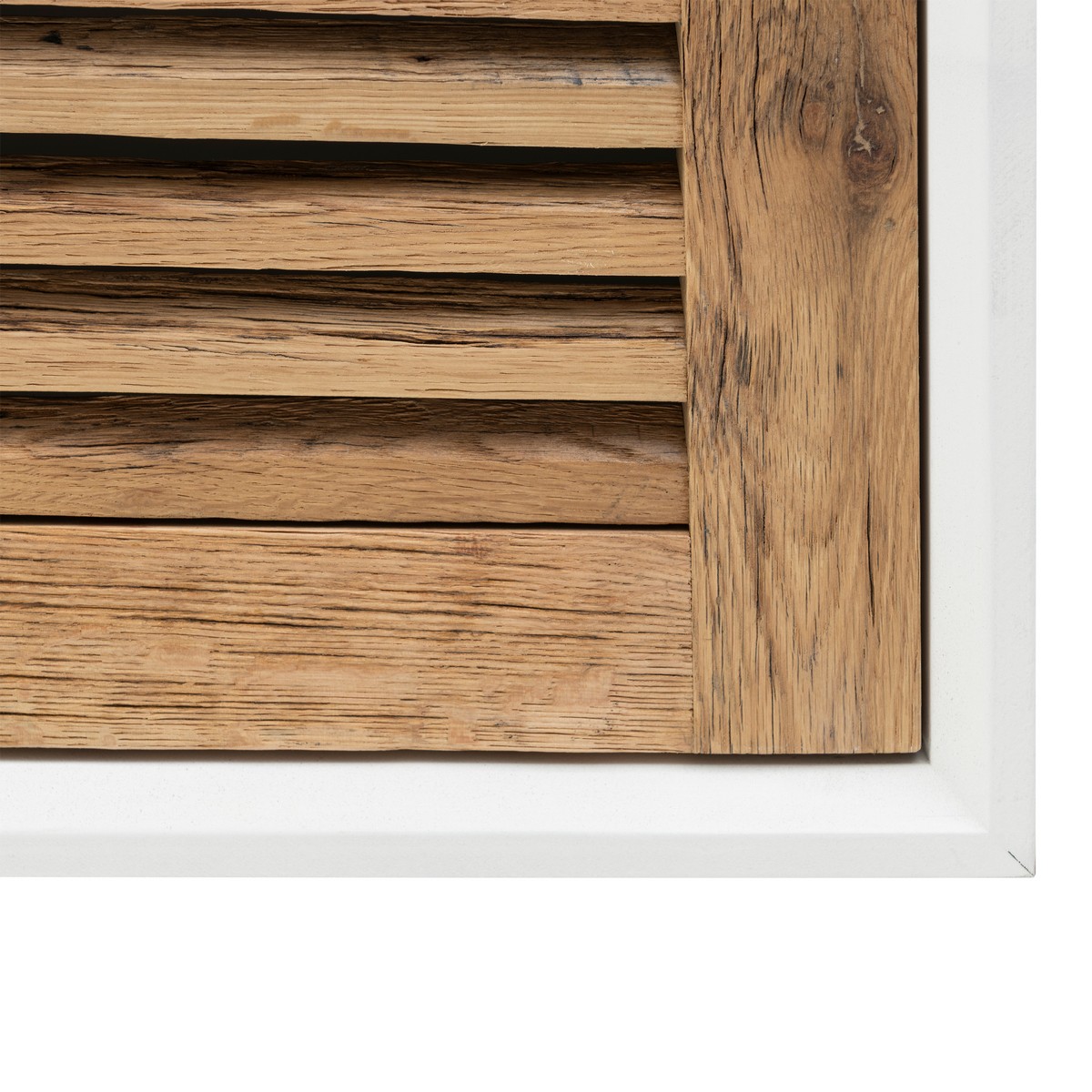 Rivièra Maison LAKE HOUSE Schrank Vitrine 100 cm Eiche weiß braun