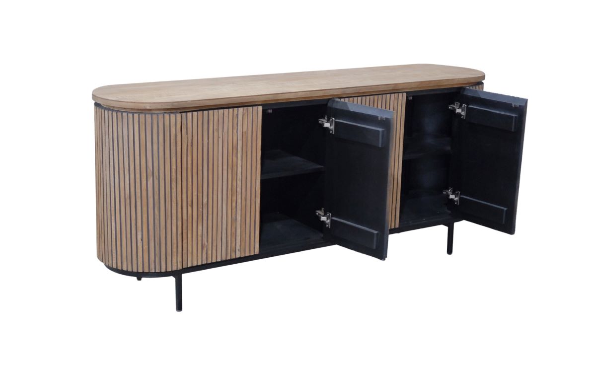 Sideboard Anrichte LAUSANNE 180 cm Teakholz
