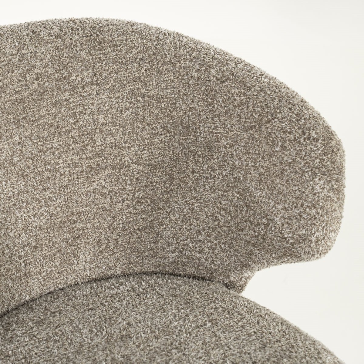 Esszimmerstuhl Mateo Vierfußstuhl Stoff taupe