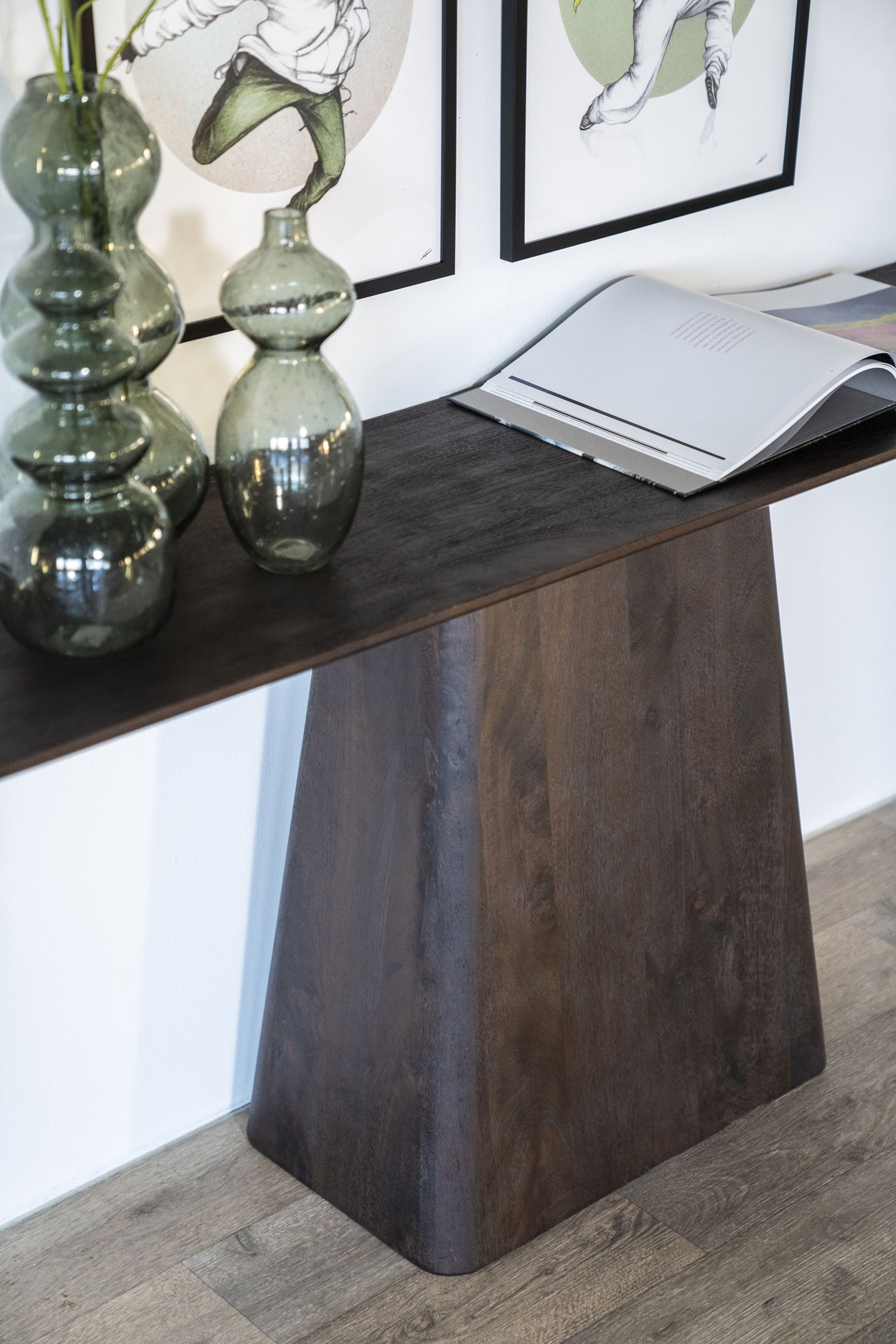 Konsolentisch Aron 180 x 40 cm Mango Holz braun