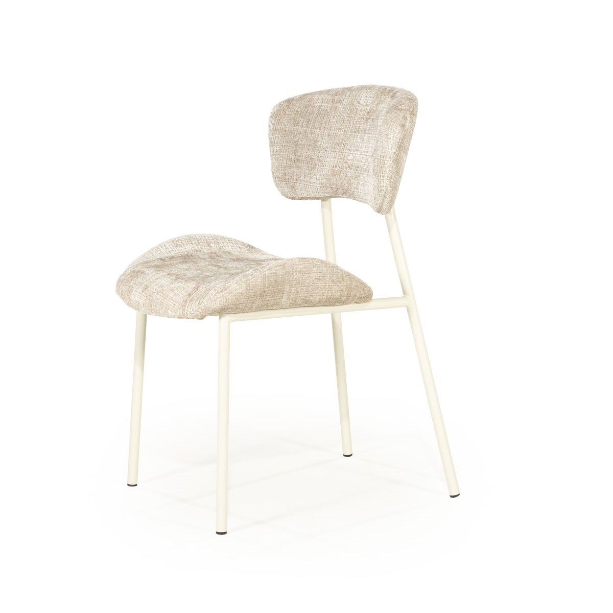 Esszimmerstuhl Dare Stoff taupe Vierfußstuhl