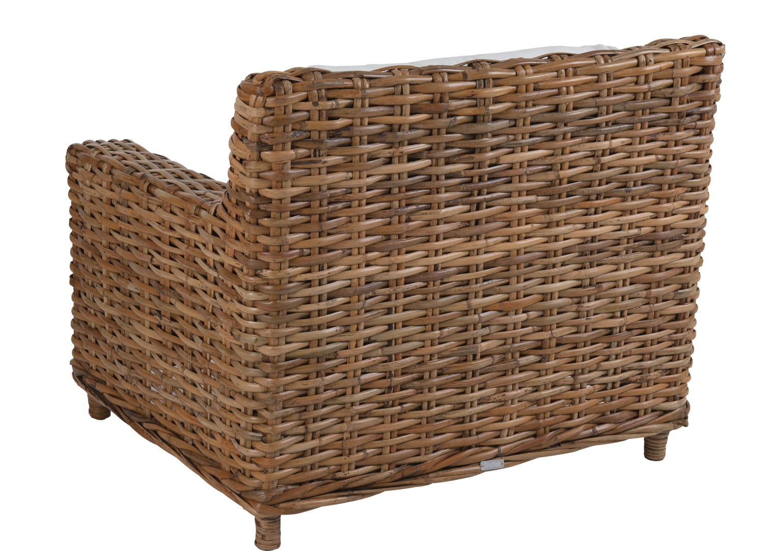 Gartensessel Rossvik Lounge Chair Armlehne Polyrattan incl. Polsterung