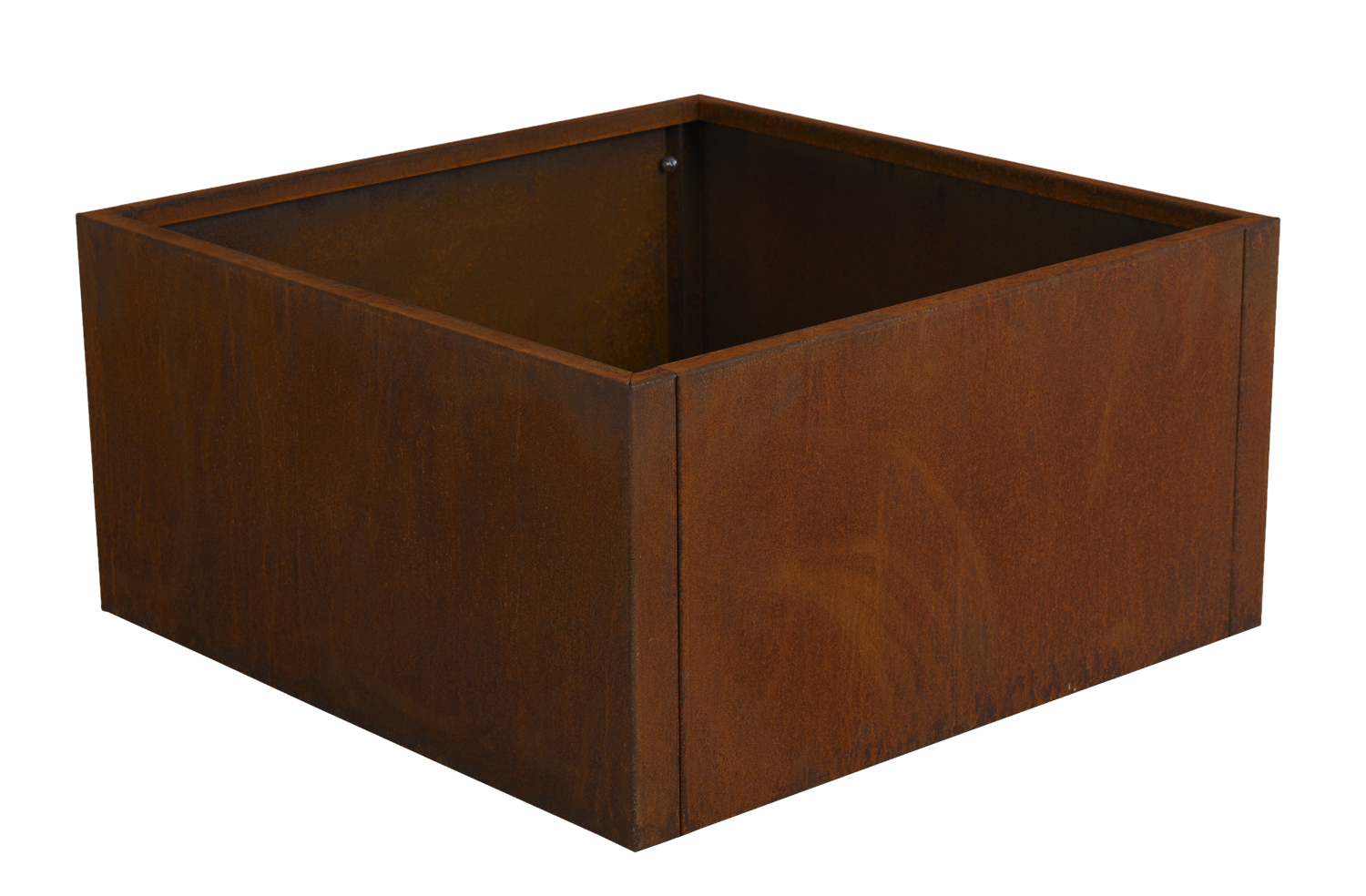 Feuerstelle Feuerschale mit Grilleinsatz Corten Stahl 80 x 80 cm