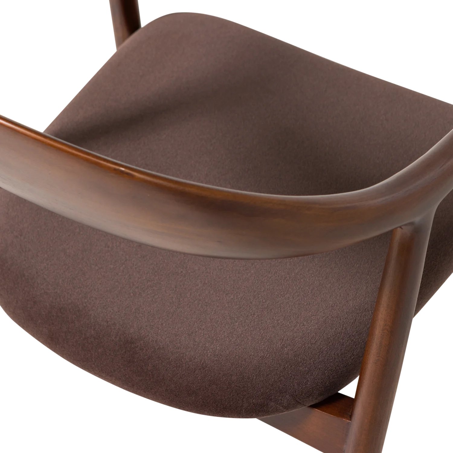 2er Set Armlehnstuhl BRAN Buche Samt braun