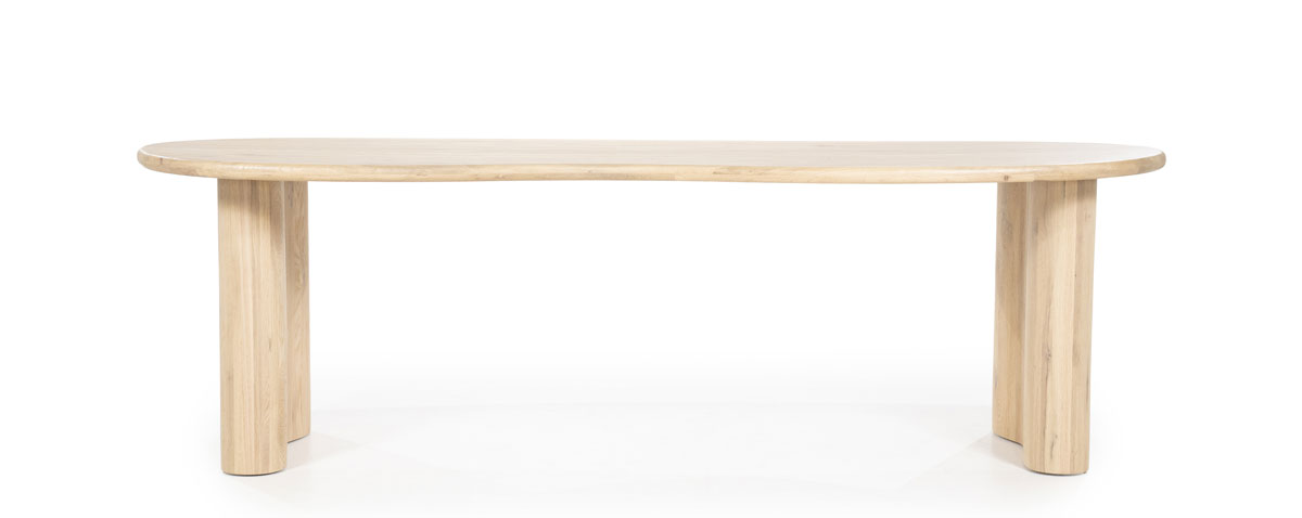 Esstisch JOSH 250 x 110 cm Eiche natur