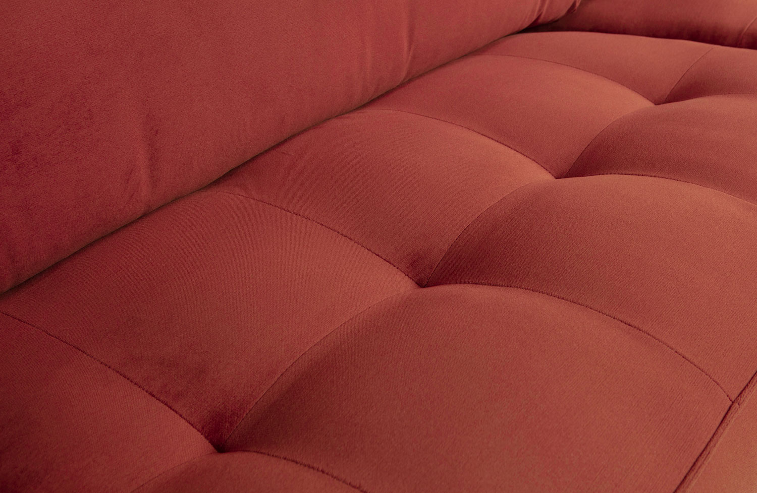 3 Sitzer Sofa Rodeo Classic Samt Velvet kastanie
