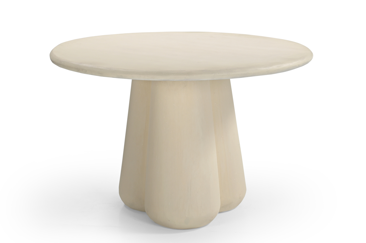 Esstisch LOIR rund Ø 120 cm MDF beige Esszimmertisch