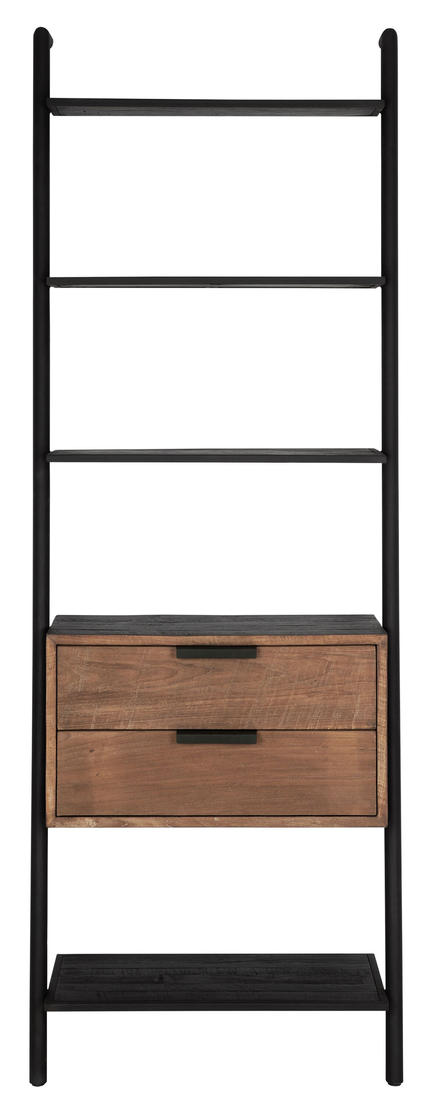 Wandregal Regal Cosmo H 200 cm recyceltes Teakholz