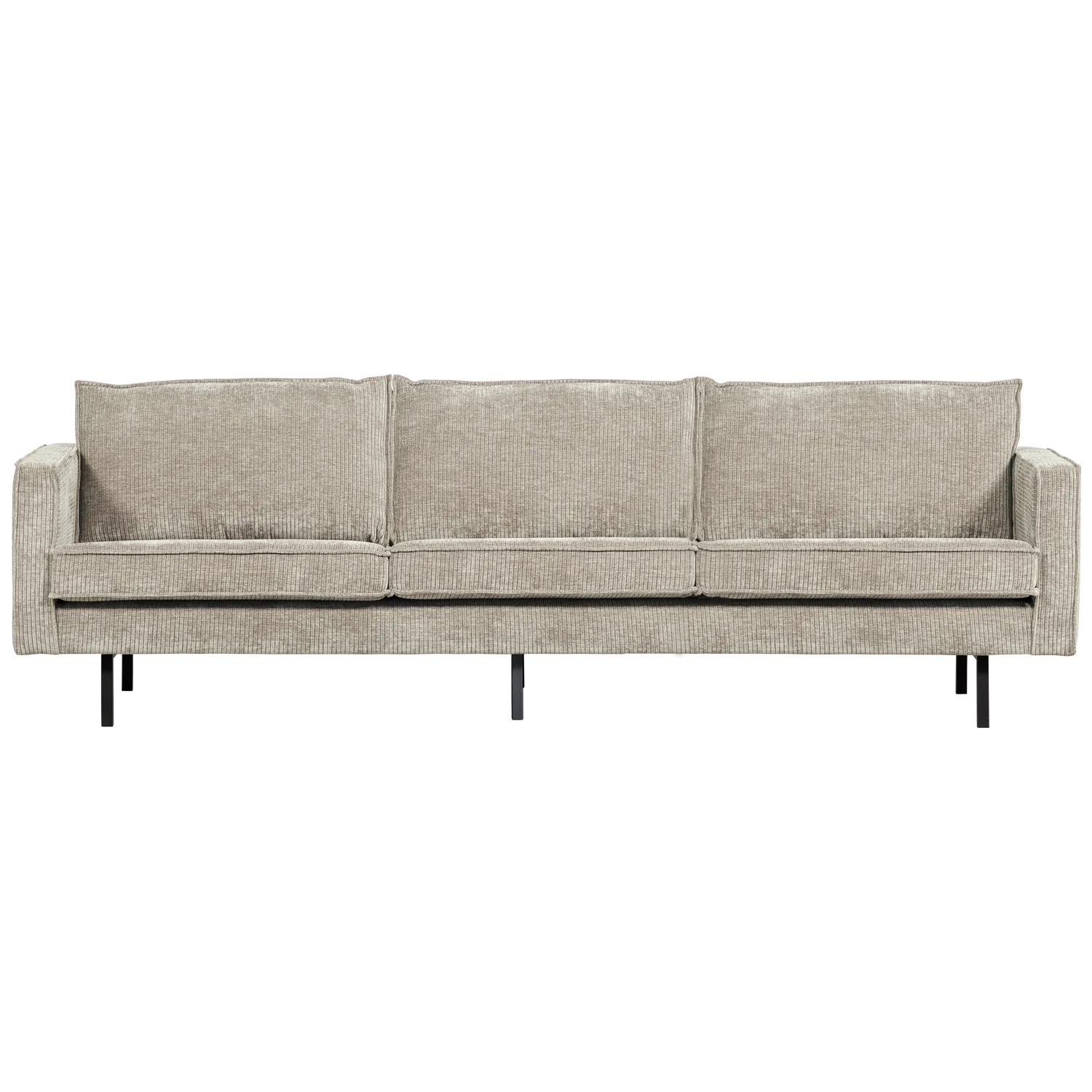 3 Sitzer Sofa RODEO Ribstoff Cord dunkelsand