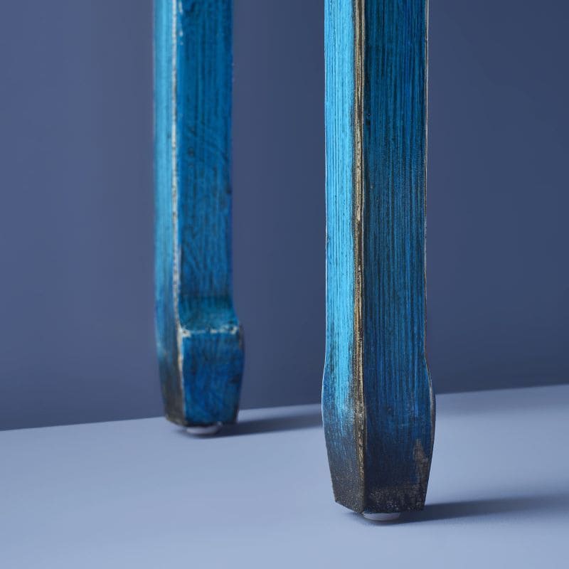 Konsolentisch Majesté 100 cm Ulmen- und Kiefernholz vintage blau