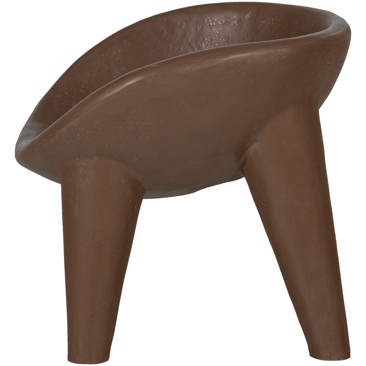 Outdoor Lounge Sessel ORIO Polymer rot braun Gartensessel