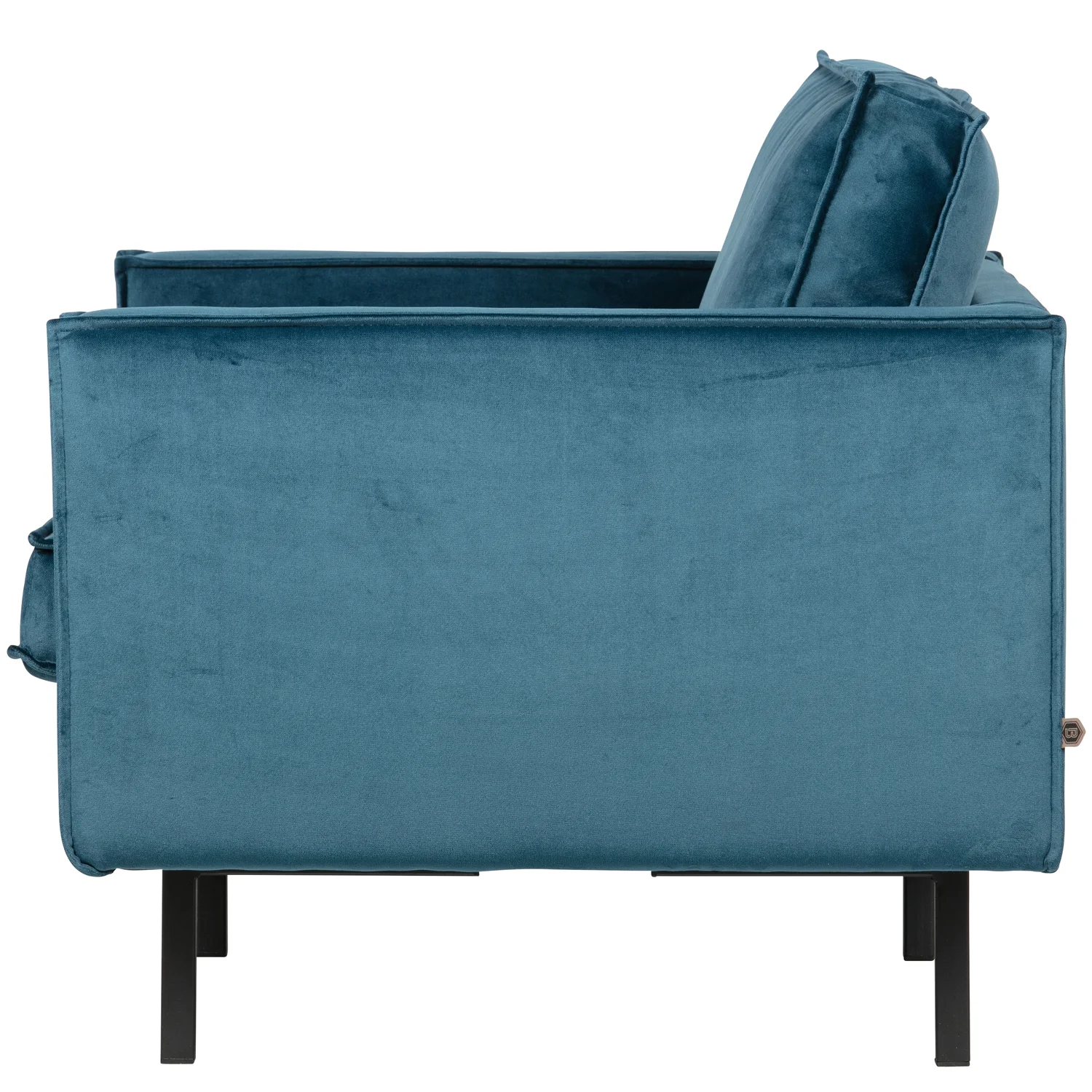 1,5 Sitzer Sessel RODEO Samt blau